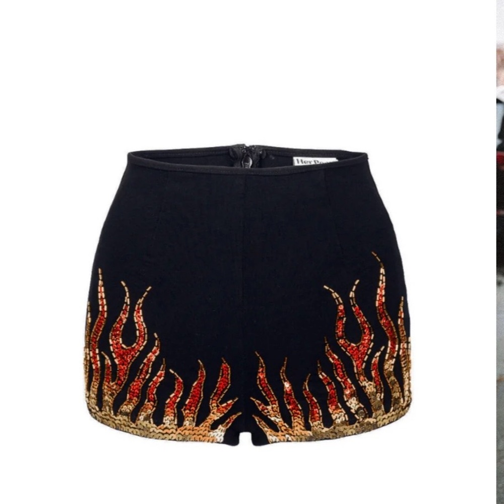 🔥 Her Pony The Label Blaze Sequin Biker Shorts | Size 14 / XL | NWT - Picture 3 of 7